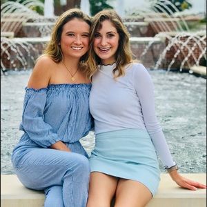 Forever21 Light Blue Mini Skirt